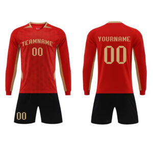 Custom Long Sleeve Practice Soccer Jersey