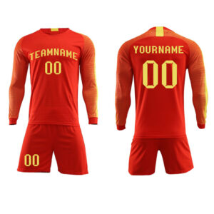 Custom Long Sleeve Practice Soccer Uniforms