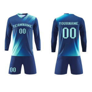 Personalized Long Sleeve Team Soccer Uniforms