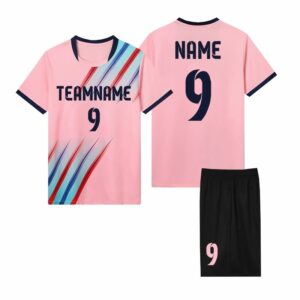 Personalized family soccer uniforms